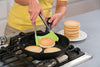 2 in 1 Non-Stick Clever Tongs Heat Resistant Spatula